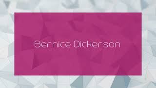 Bernice Dickerson  appearance [upl. by Aicilanna]