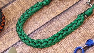 This technique can be used to make Paracord lanyards leashes bracelets etc [upl. by Jeraldine]