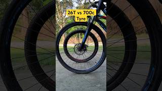 700C vs 26T tyre cycle mtbcycle cycling tyres [upl. by Busey770]