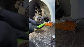 How to Change Front Brake Pads reels automobile brakeservice bmw [upl. by Annorah603]