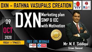 DXN Marketing plan SIMP amp IOC with Motivation by CD Mr M V Siddiqui [upl. by Iggem]