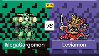 Digimon TCG Megagargomon vs Leviamon BT15 Match [upl. by Dranal]