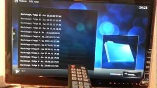 Raspberry Pi  RASPBMC Final Frodo 12 mit RTL NOW von XBMCnerds [upl. by Hamner]