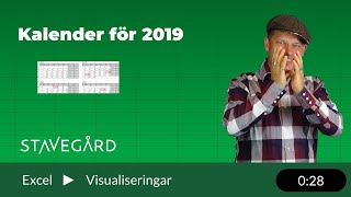 Kalender för 2019 [upl. by Dnalyr]