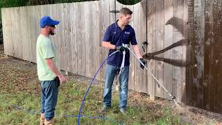 Stain amp Seal Experts at Fence Training School 2019  Fence Armor [upl. by Adlig]