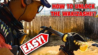 HOW to UNLOCK THE WAKIZASHI in COD BLACK OPS COLD WAR UNLOCKING WAKIZASHI EASY IN COD BOCW [upl. by Alexia858]