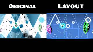 Original vs Layout  quotTenth Circlequot by DeniPol  Geometry Dash 21 [upl. by Emirej734]