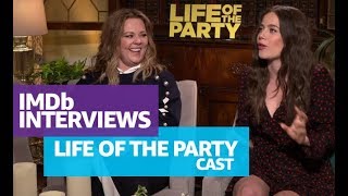 Life of the Party Cast Explain How Melissa McCarthy Makes Everything Funnier [upl. by Eboj]