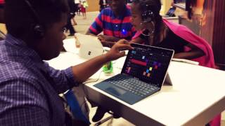 Kids Making Music at Microsoft Inspire 2017 with Stagelight [upl. by Knutson113]