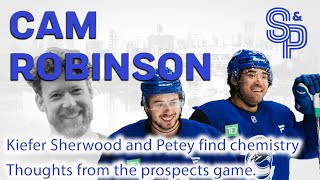 Cam Robinson Chemisty with Kiefer Prospects game in London [upl. by Borries496]