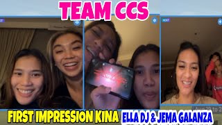 FIRST IMPRESSION KAY ELLA DE JESUS amp JEMA GALANZA CELINE DOMINGO MAMA FILLE ROSE VARGAS KUMU LIVE [upl. by Dnob]