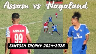 Assam vs Nagaland  78th National football Championship for Hero Santosh trophy 20242025 [upl. by Brogle944]