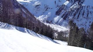 IT  Sulden  Rosim new ski run in 201415 [upl. by Ellainad166]