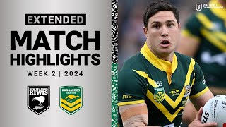 Pacific Championships 2024  New Zealand Kiwis vs Australian Kangaroos  Extended Highlights [upl. by Henricks]