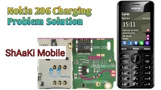 Nokia 206 Charging Problem Solution [upl. by Fari]