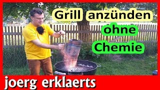 Kommt der beste Anzündkamin von Rösle  Grill anzünden natürlich ohne Chemie Tutorial Nr183 [upl. by Nawj]