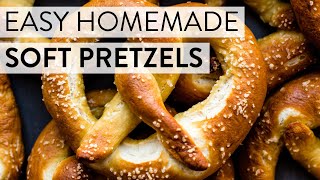 Easy Homemade Soft Pretzels  Sallys Baking Recipes [upl. by Lucille]