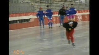 Winter Olympic Games Albertville 1992  interview Niemann GER [upl. by Orit]