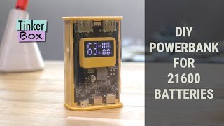 Doityourself powerbank for 21700 batteries [upl. by Euginom351]