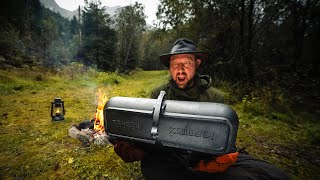 Gigantisches Rinderfilet im größten Potatomaker in der Wildnis zubereitet ❤️‍🔥 8K ASMR Cooking [upl. by Marela]