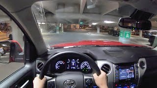 2019 Toyota Tundra SR5 Double Cab  POV Night Drive Binaural Audio [upl. by Lucian]