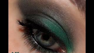 Maquillaje verde intenso Verde bosque [upl. by Theona595]