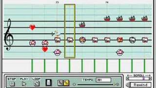 Lufia 2 Sinistral Battle Theme on Mario Paint Composer [upl. by Wilkinson]