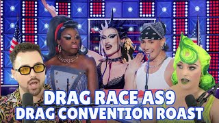 Drag Race AS9 Episode 6 National Drag Convention Roast  Queening Out w Laganja and Joseph [upl. by Nnodnarb921]