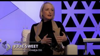 Accenture CEO Julie Sweet on Digital Skills in the Workforce [upl. by Ramahs161]