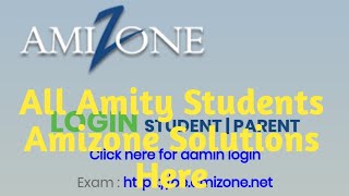 Amity University Amizone Solutions Full Review [upl. by Nnyltiak389]