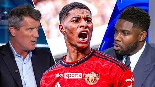 Marcus has to reflect 🤔  Roy Keane wants to see MORE from Marcus Rashford [upl. by Nauqes]