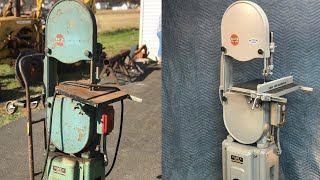 Delta 14quot Bandsaw Restoration  How To Restore Your Classic Bandsaw Machine [upl. by Liuka]