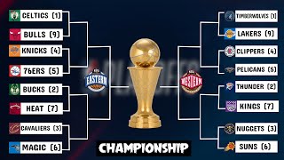 2024 NBA Playoff Week 20 Bracket Picks amp Prediction [upl. by Neelloj]