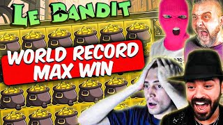 LE BANDIT MAX WIN TOP 5 WORLD RECORD WIN xQc Roshtein Classy Beef Howler [upl. by Anoy]