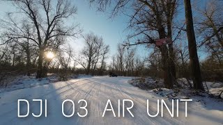 DJI O3 Air unit Первый полёт в солнечную погоду [upl. by Sevein]