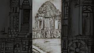 sun temple drawing konark Mandir beutifulsuntemplekonark history art vedo shorts sungod [upl. by Conyers]