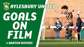 GOALS ON FILM  Barton Rovers 42 Aylesbury United [upl. by Ahsetal]