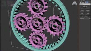 3ds Max Epicyclic Gear Tutorial [upl. by Ylecic735]