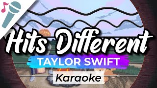 Taylor Swift  Hits Different  Karaoke Instrumental Acoustic [upl. by Conni]