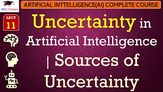 L11 Uncertainty in Artificial Intelligence  Sources of Uncertainty  AI Lectures in Hindi [upl. by Freddi]