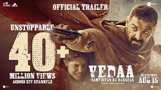 Vedaa  Official Trailer Telugu  John Abraham  Sharvari  Abhishek B  Nikkhil A  15th Aug [upl. by Herrmann572]