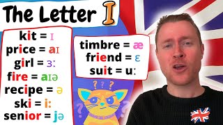 English Pronunciation  The Letter  i   10 Ways to Pronounce the Letter ɪ in English [upl. by Hcardahs]