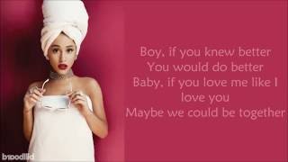 Ariana Grande  Knew Better  Forever Boy  Lyrics Audio [upl. by Aiz323]