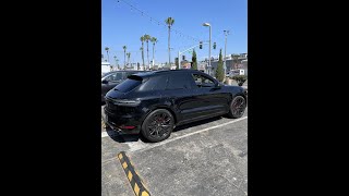 Early morning 2021 Porsche Macan GTS coffee run PURE EXHAUST [upl. by Vorster]