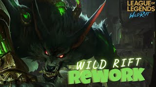 WARWICK REWORK NO WILD RIFT  FICOU IMPARÁVEL [upl. by Ventura]