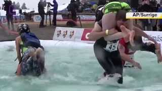 Highlights World WifeCarrying Championship [upl. by Tronna745]