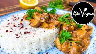 Perfect Vegan dinner  Mushroom Stroganoff [upl. by Rramo]