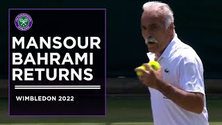 The Incredible Mansour Bahrami Returns  Wimbledon 2022 [upl. by Luwana]