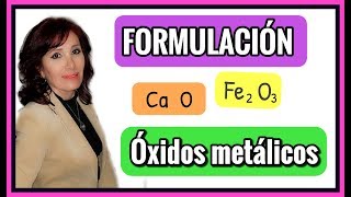 FORMULACIÓN ÓXIDOS quotNOMENCLATURA OXIDOS METÁLICOSquot [upl. by Lacsap]