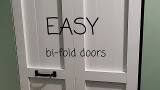 Easy DIY bifold doors [upl. by Lladnyk]